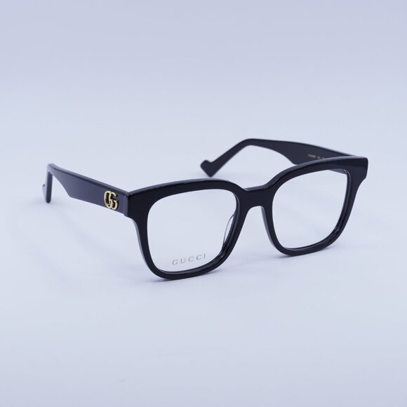 Gucci GG0958O 004 Eyeglasses Black 52mm Square Frame - Picture 4 of 11